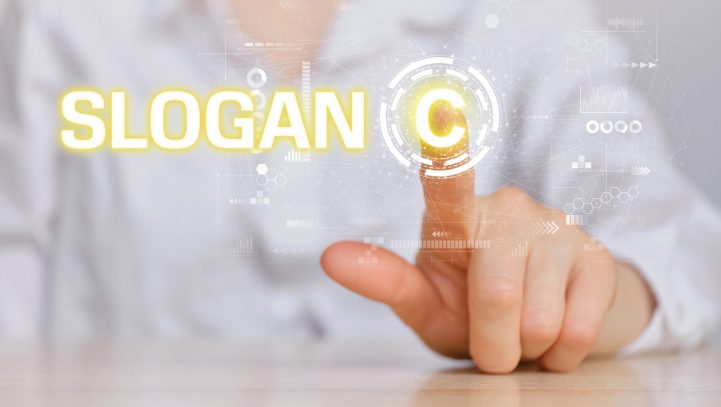 Dimmi quando quando quando…si può registrare uno slogan
